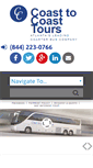 Mobile Screenshot of coasttocoasttours.com